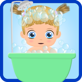 baby bath games icon