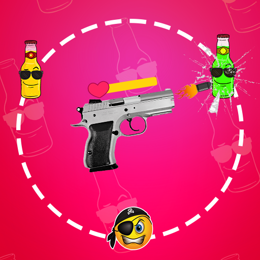 Real Bottle Shooting Gun Trigger Games icon
