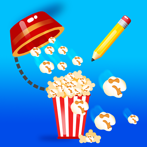 Happy Popcorn Glass Burst : offline game icon