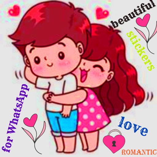 beautiful romantic stickers for whatsapp icon
