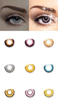Z CAMERA CONTACT LENS STICKER screenshot 2