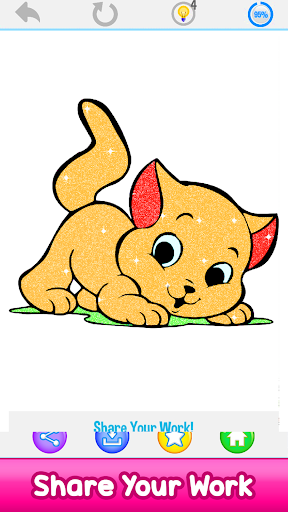 Animals Color by Number Kids screenshot 7