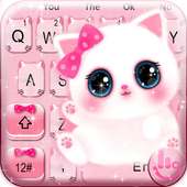 Girlish Pink Cute Kitty on 9Apps