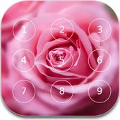 Pink Love password Lock Screen أيقونة