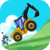 Happy kid: Car fixing icon