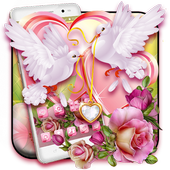 Lovely Rose Pigeon Theme icon