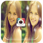 Selfie candy camera icon