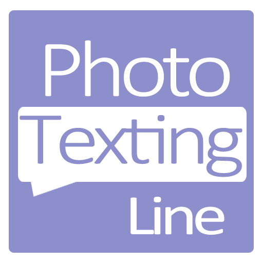 Photo Texting Line icon