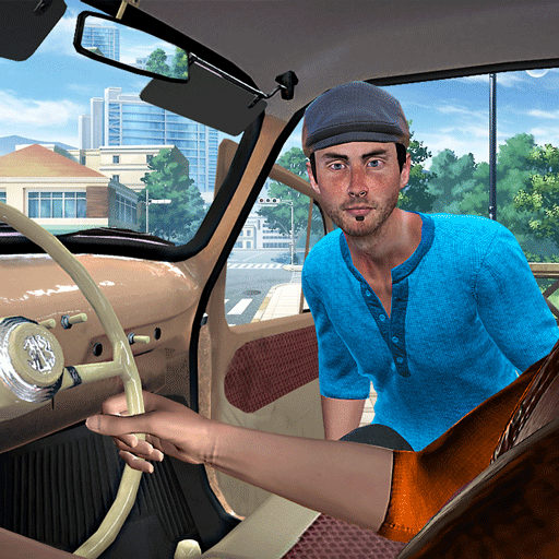 Taxi Sim Game free: Taxi Driver 3D - New 2021 Game icon