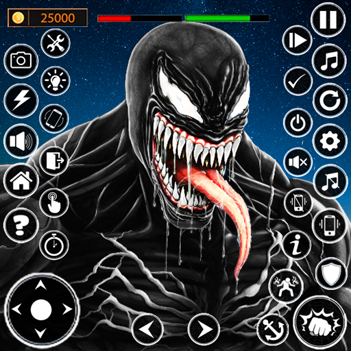 Black Spider Super hero Games icon