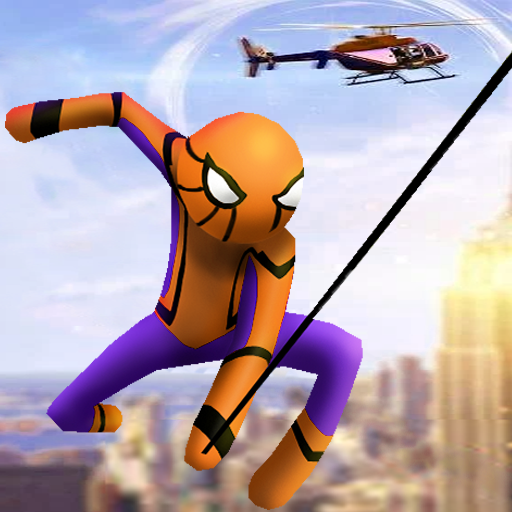 Spider Stickman Rope Hero icon