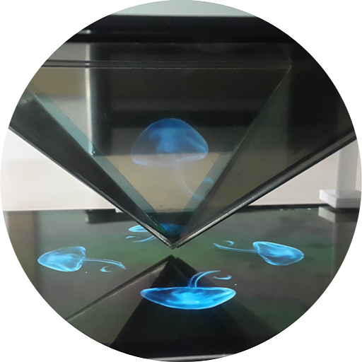 Hologram 3D Pyramid Projector icon