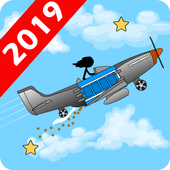 Potty Launch 2:Crazy Stickman Learn To Fly icon