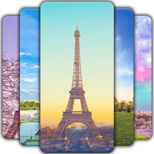 Girly Eiffel Tower Wallpaper icon