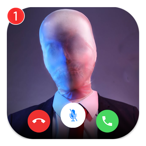 Scary Slender Man's Fake Chat And Video Call icon