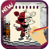Draw Five Nights at Freddy's icon
