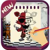 Draw Five Nights at Freddy's on 9Apps