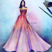 How to Draw Dresses Design icon