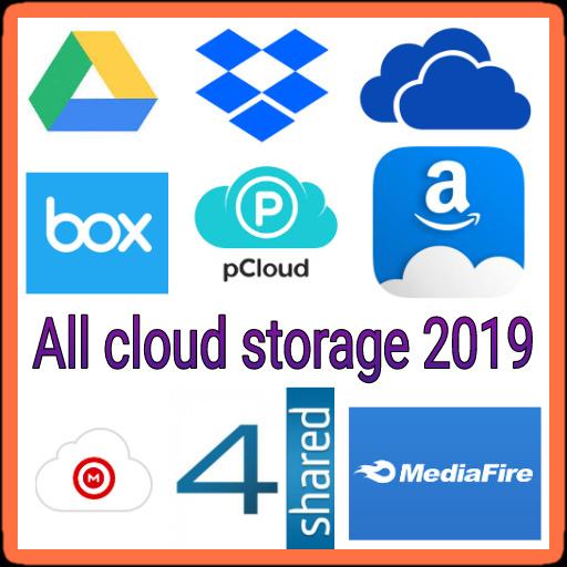 All cloud storage 2020 icon