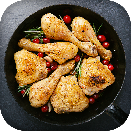 Baked Chicken Recipes: Roasted Chicken Recipe Free icon