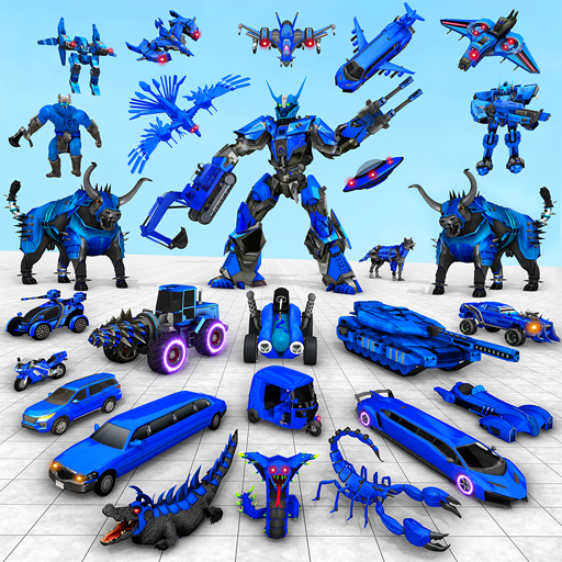 Bull Robot Car Game:Robot Game icon