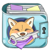 Cute Shiba Inu Anime Diary App icon