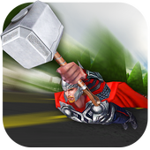 3D Super Hero Fly Surfers icon