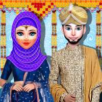 Kashmiri-Indian Hijab Girl Wedding & Dressup Salon on 9Apps