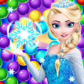 Bubble Shooter Ice Princess - Ice Queen Bubble icon