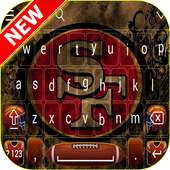 San Francisco 49ers NFL For keyboard Theme 2018 on 9Apps