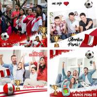 Bandera de peru foto perfil