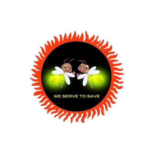 Fire flies icon
