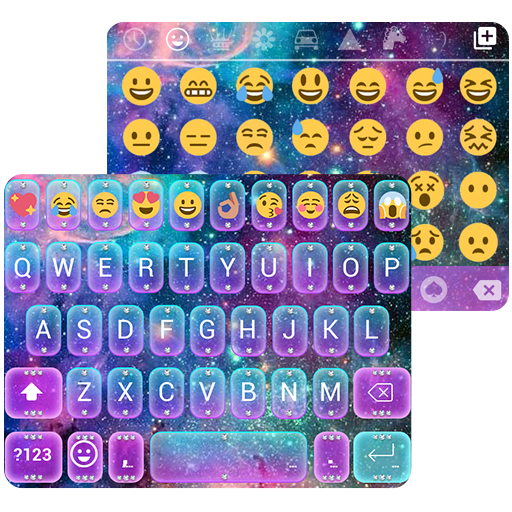 Galaxy Glitter Emoji Keyboard icon