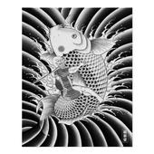 Koi Fish TattooDesingWallpaper आइकन