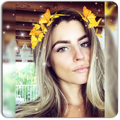 butterfly crown filters أيقونة