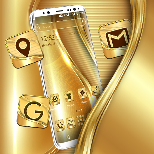 Golden Launcher Theme icon