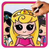 How to Draw Disney Characters ( Princess ) on 9Apps