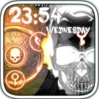 GO Locker FireSkull Free Gray on 9Apps