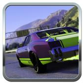 Uphill Muscle Car Real Drift Highway Racer 3D Game icon