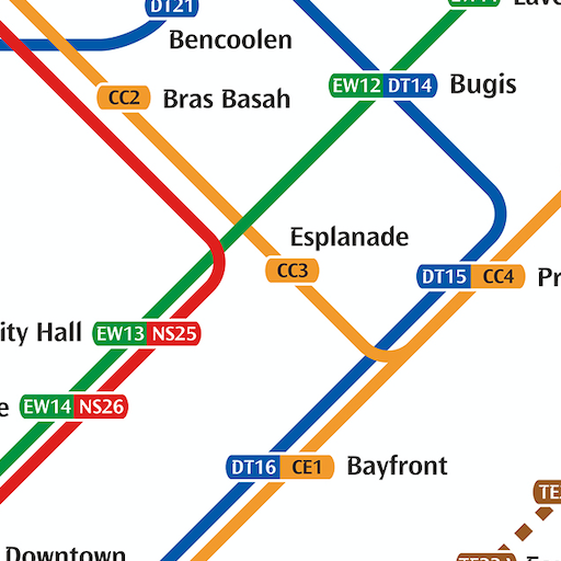Train Map: Singapore (Offline) icon