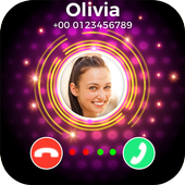 HD Color Phone Flash - HD Color Call Screen Theme أيقونة