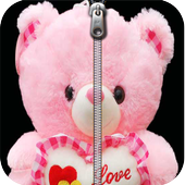 Teddy Zipper Screen Lock icon