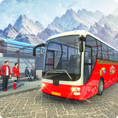 Uphill Bus Drive: Christmas Bus Simulator icon