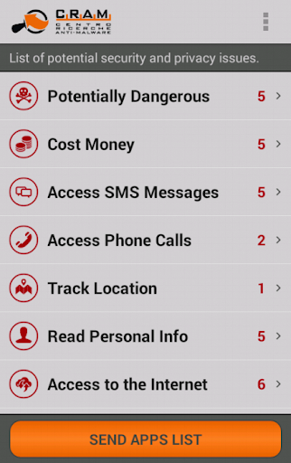 CRAM App Analyser screenshot 3
