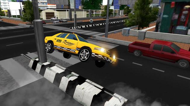 Crazy Cab Driver - City Roads screenshot 1