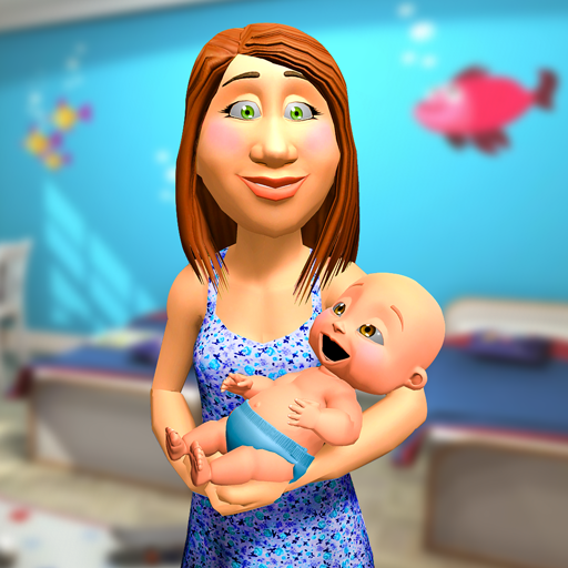 Virtual Happy Family Game :Real Mom Simulator icon