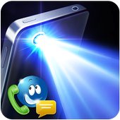 Flash on Call and SMS : Automatic flashlight 2019 icon
