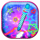 تأثير متوهجة للصور أيقونة