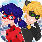 Ladybug and Cat Noir Dress up icon