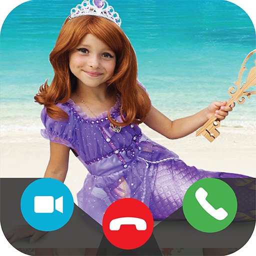 Mermaid Princess Fake Call Video icon